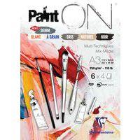 PaintON bloc de 24 feuilles 250g ass.6x4 feuilles n°6  A3 - Image principale