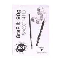 Bloc GraF'iT encollé A5 80 feuilles 90g Dot thumbnail image 3