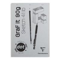 Bloc GraF'iT encollé A4 80 feuilles 90g Dot thumbnail image 8