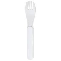 Lot de 12 fourchettes 1er âge polypropylène - blanc Plastorex