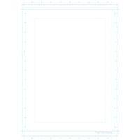 Bloc collé Manga Storyboard B4 100F 55g impression grille simple - Image 2