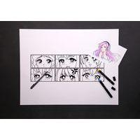 Paquet de 25 feuilles Manga Layout 200g 50x65cm thumbnail image 5