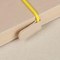 Carnet Paint'ON cousu double PU à élastique 14x14cm 64p 250g  naturel - Image 2