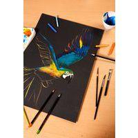 Bloc Paint'On Noir collé en tête 20 feuilles 250g A5 - Image 2