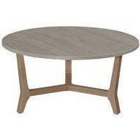 Table basse Zélos Ø 80 cm 1 plateau hêtre/chêne foncé - Image principale