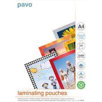Boîte 25 pochettes de plastification A4 cadres couleurs - Pavo