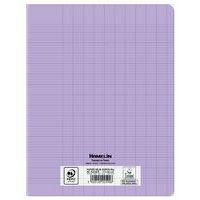 Cahier polypropylène 90g 96pages seyes 17x22 cm pastel lilas - Image 2