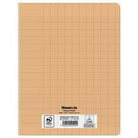 Cahier polypro 90g 96 pages seyes 17x22 cm pastel abricot - Image 2