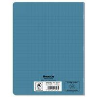 Cahier polypropylène 90g 96 pages seyes 17x22cm recyclé bleu thumbnail image 2