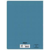 Cahier polypropylène 90g 96 pages seyes 24x32cm recyclé bleu - Image 2