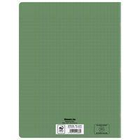 Cahier polypropylène 90g 96 pages seyes 24x32cm recyclé vert thumbnail image 2