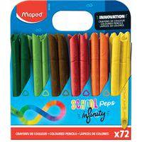 Schoolpack 72 crayons de couleurs SCHOOL'PEPS INFINITY - Image 2