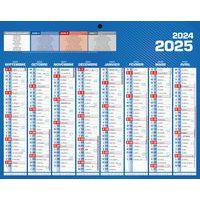 Mini calendrier recto verso 21x26.5 cm - Bouchut