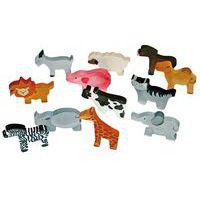 Set 12 figurine en bois animaux à décorer thumbnail image 2