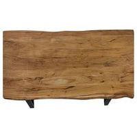 Table Laban 140 x 90 cm Acacia/noir - Image 3