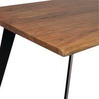 Table Mitul 160 x 95 cm Acacia/noir thumbnail image 3