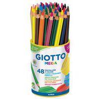 Pot 48 crayons de couleurs Giotto Méga mine Ø 5,5 mm - Image principale