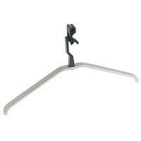 Cintre pour penderie en aluminium sans barre de pantalon noir - Image principale