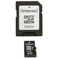 Carte MicroSDHC 16 Go UHS-I Class 10 - Intenso - Image principale