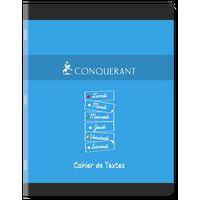 CONQUERANT Cahier de Textes 17x22cm Petits Carreaux 5mm 124 Pages Agrafées Couverture Carte Coloris Assortis thumbnail image 3