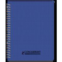 CONQUERANT Cahier Classique 17x22cm Petits Carreaux 5mm 100 Pages Reliure Intégrale Couverture Polypro Coloris thumbnail image 4