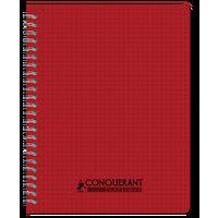 CONQUERANT Cahier Classique 17x22cm Petits Carreaux 5mm 100 Pages Reliure Intégrale Couverture Polypro Coloris - Image 5