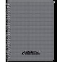 CONQUERANT Cahier Classique 17x22cm Petits Carreaux 5mm 100 Pages Reliure Intégrale Couverture Polypro Coloris - Image 2