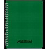 CONQUERANT Cahier Classique 17x22cm Petits Carreaux 5mm 100 Pages Reliure Intégrale Couverture Polypro Coloris thumbnail image 3