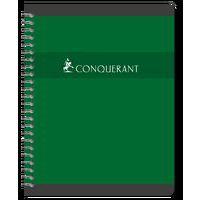 CONQUERANT Cahier 17x22cm Petits Carreaux 5mm 180 Pages Reliure Intégrale Couverture Carte Coloris Assortis thumbnail image 2