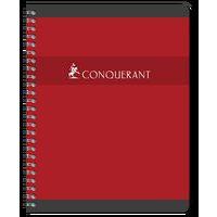 CONQUERANT Cahier 17x22cm Petits Carreaux 5mm 180 Pages Reliure Intégrale Couverture Carte Coloris Assortis thumbnail image 4