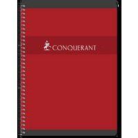 CONQUERANT Cahier A4 Grands Carreaux Seyès 100 Pages Reliure Intégrale Couverture Carte Coloris Assortis thumbnail image 5