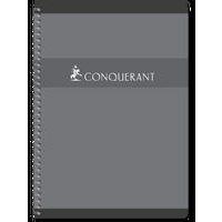 CONQUERANT Cahier A4 Grands Carreaux Seyès 100 Pages Reliure Intégrale Couverture Carte Coloris Assortis thumbnail image 4