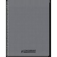 CONQUERANT Cahier Classique A4 Grands Carreaux Seyès 100 Pages Reliure Intégrale Couverture Polypro Coloris As - Image 4