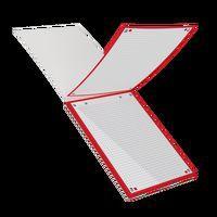 OXFORD Bloc de Fiches Bristol 2.0 A5 Petits Carreaux 5mm 30 Fiches Collées Bords Colorés Assortis - Image 2