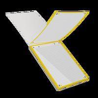 OXFORD Bloc de Fiches Bristol 2.0 A5 Petits Carreaux 5mm 30 Fiches Collées Bords Jaunes thumbnail image 2