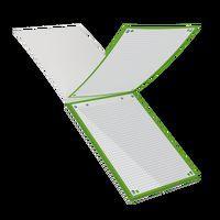 OXFORD Bloc de Fiches Bristol 2.0 A5 Petits Carreaux 5mm 30 Fiches Collées Bords Verts - Image 2