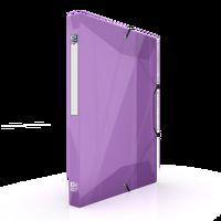 OXFORD Boîte Capacité Standard Hawaï 24x32cm Dos 25mm avec Elastique Couverture Polypro Coloris Assortis - Image 5