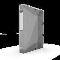 OXFORD Boîte Capacité Standard Hawaï 24x32cm Dos 40mm avec Elastique Couverture Polypro Coloris Assortis - Image 4