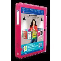OXFORD Boîte Capacité Standard Polyvision 24x32cm Dos 40mm avec Bouton Pression Couverture Polypro Translucide - Image 5