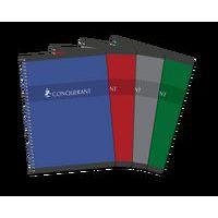 Cahier carte 100 pages spirale A4 Q5x5 couleurs assorties - Conquerant thumbnail image