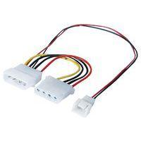 Adaptateur d'alimentation Molex pour ventilateur 3 broches