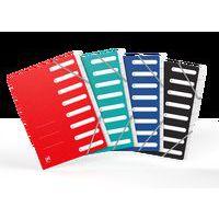 OXFORD Trieur Standard A4 8 Positions Couverture Carte Coloris Assortis - Image principale