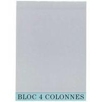 Bloc de contrôle comptable - 4 colonnes
