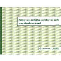 Registre des contrôles de santé et de sécurité au travail - 20 pages thumbnail image