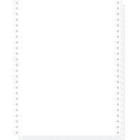 Feuilles listing autocop. blanc 240x12 2plis bande détachable