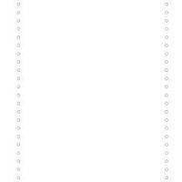 Feuilles listing blanc 240x11 1pli bandes détachables 70g