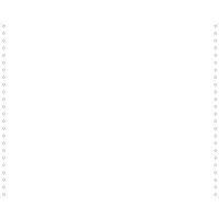 Feuilles listing blanc 380x12 1pli bandes détachables 70g