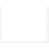 Feuilles listing blanc autocopiant 380x11 2plis bandes détachables