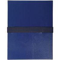 Lot de 10 chemises dos extensible Balacron et sangle scratch - marine - Image principale