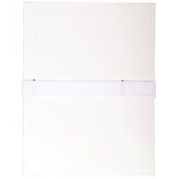 Lot de 10 chemises dos extensible Balacron et sangle scratch - blanc - Image principale